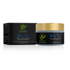 Nefol Anytime Cream with Blue Tea, Yellow Dragon Fruit, Saffron & Kale Leaf - Brightens, Reduces Wrinkles – 50gm